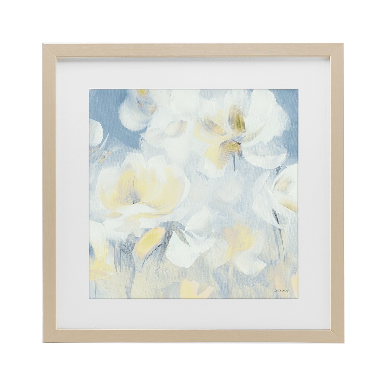 Stupell Industries Soft & Gentle Flower Field Framed Print Under Glass, design by Lanie Loreth